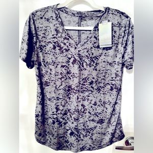 Gray & Black Burnout Women’s Activewear/Workout T-Shirt | Tek Gear